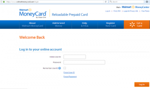 Walmart Money Card Login