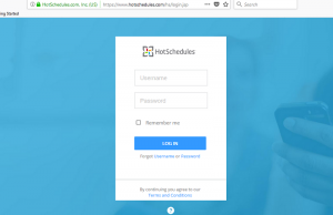 hotschedules login