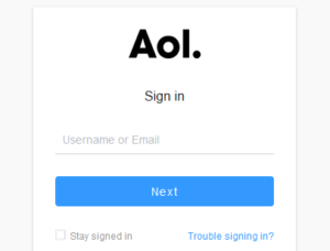 aol mail login