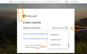 crear cuenta hotmail