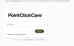 poinclickcare login cna pcc login