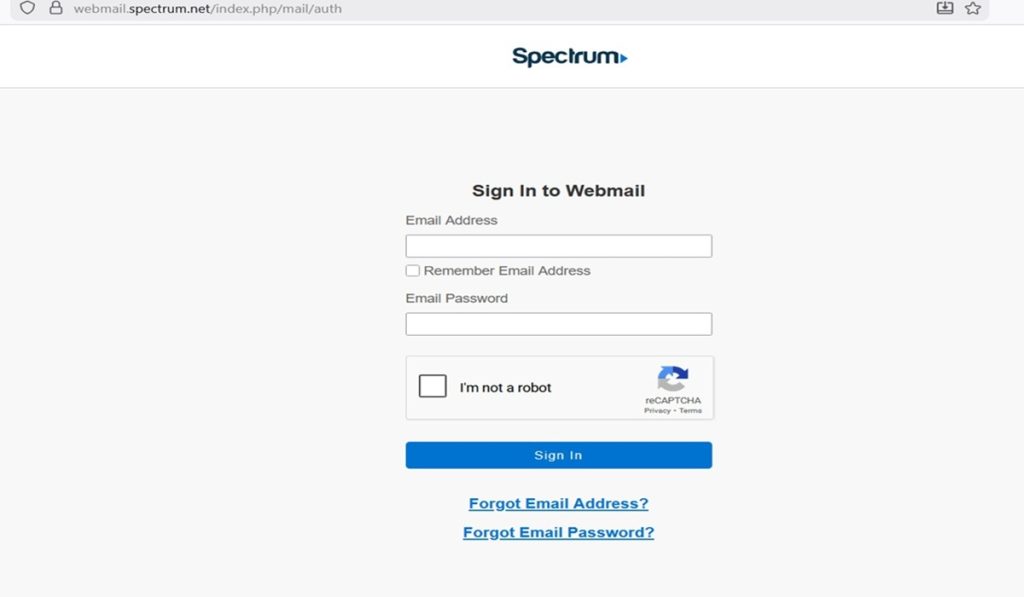 spectrum webmail login